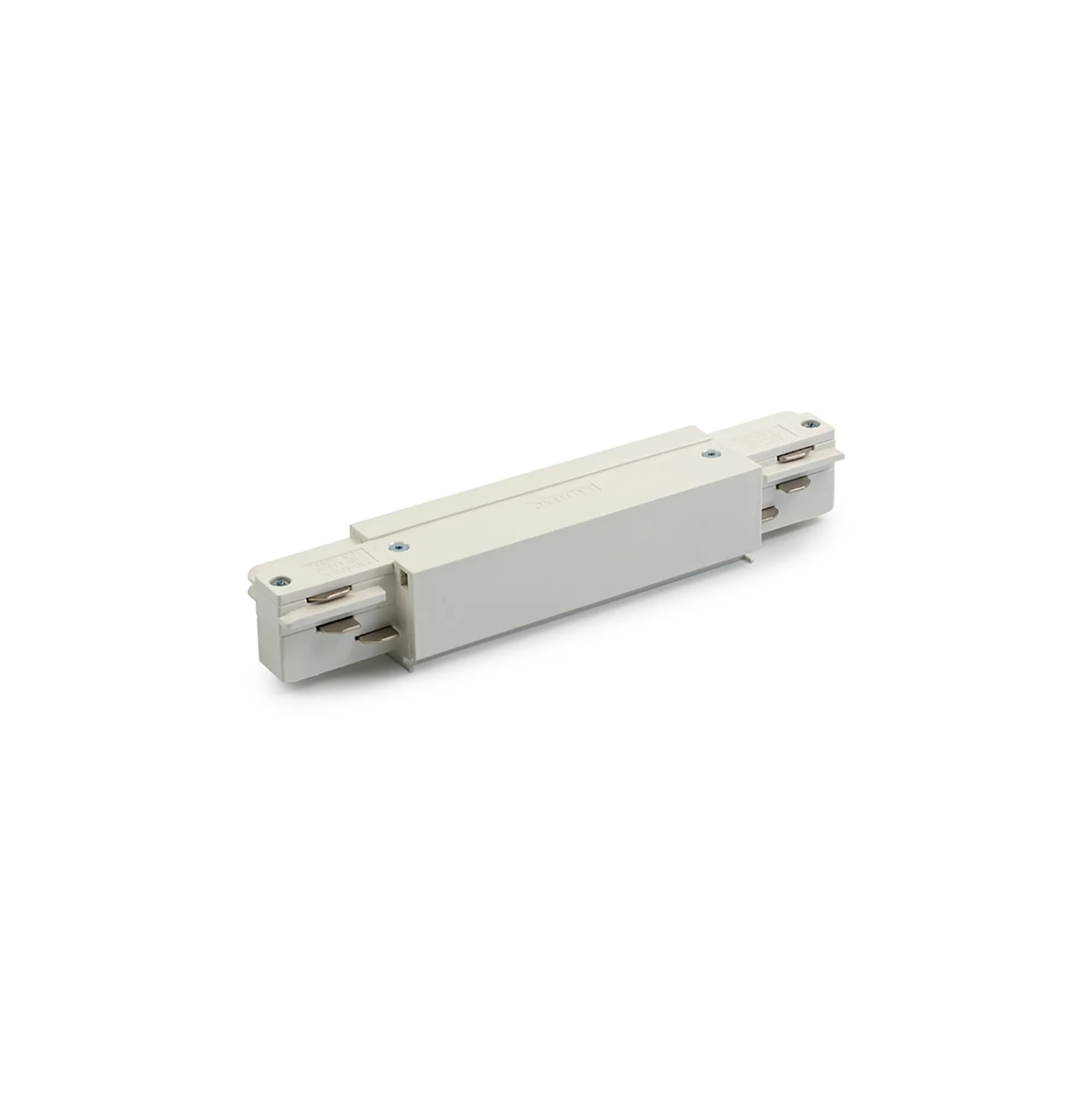 Straight Coupler With Feeding Option 3 Circuit Surface Mounted Track 555 1 1208 1  Eutrac 3 Circuit Surface-White